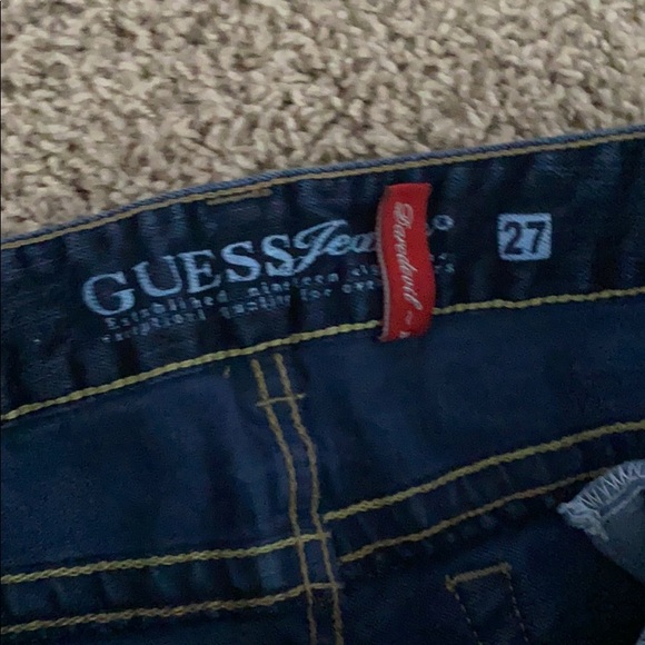 Women’s Guess Daredevil Boot Cut Jeans Blue Size27 - Picture 4 of 4
